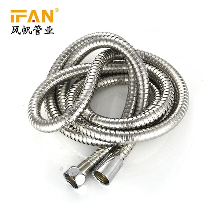 Manguera De Ducha De Acero Inoxidable De 80 Cm - Tubo Flexible Para Grifería De Baño, Con Arandelas Incluidas