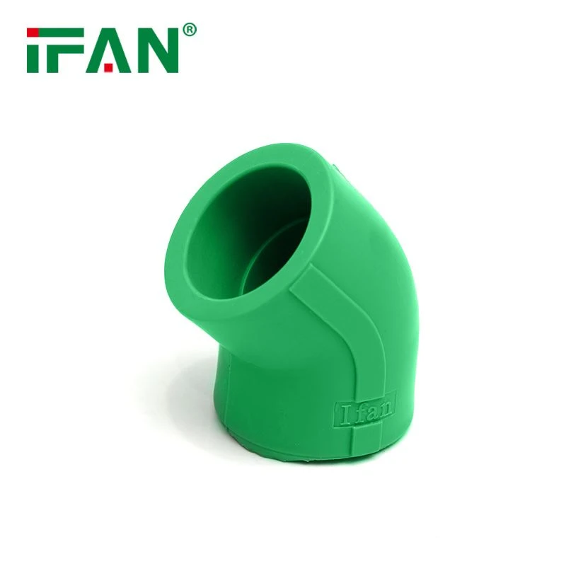 Codo de PPR de color verde