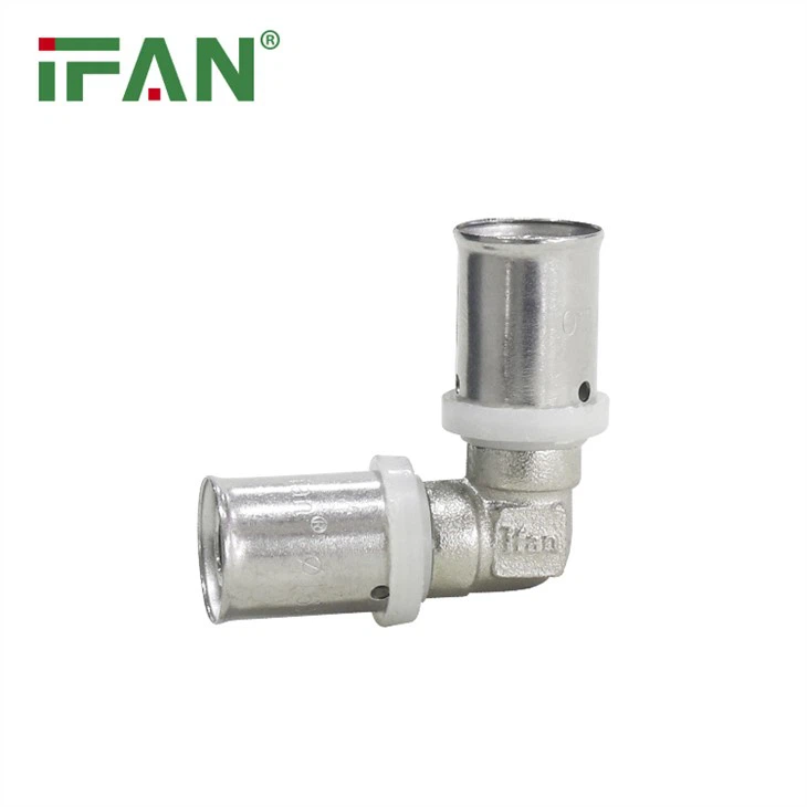 Accesorios de codo de presión de latón PEX