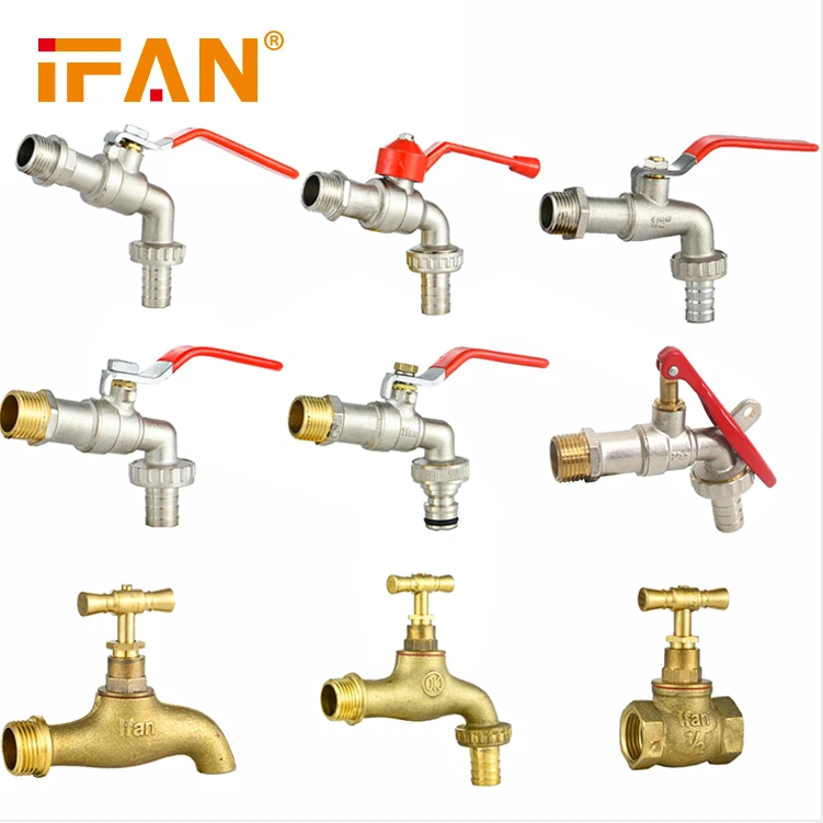 Grifo de agua de latón de fácil instalación