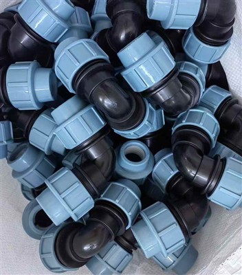 Accesorio de HDPE de color azul